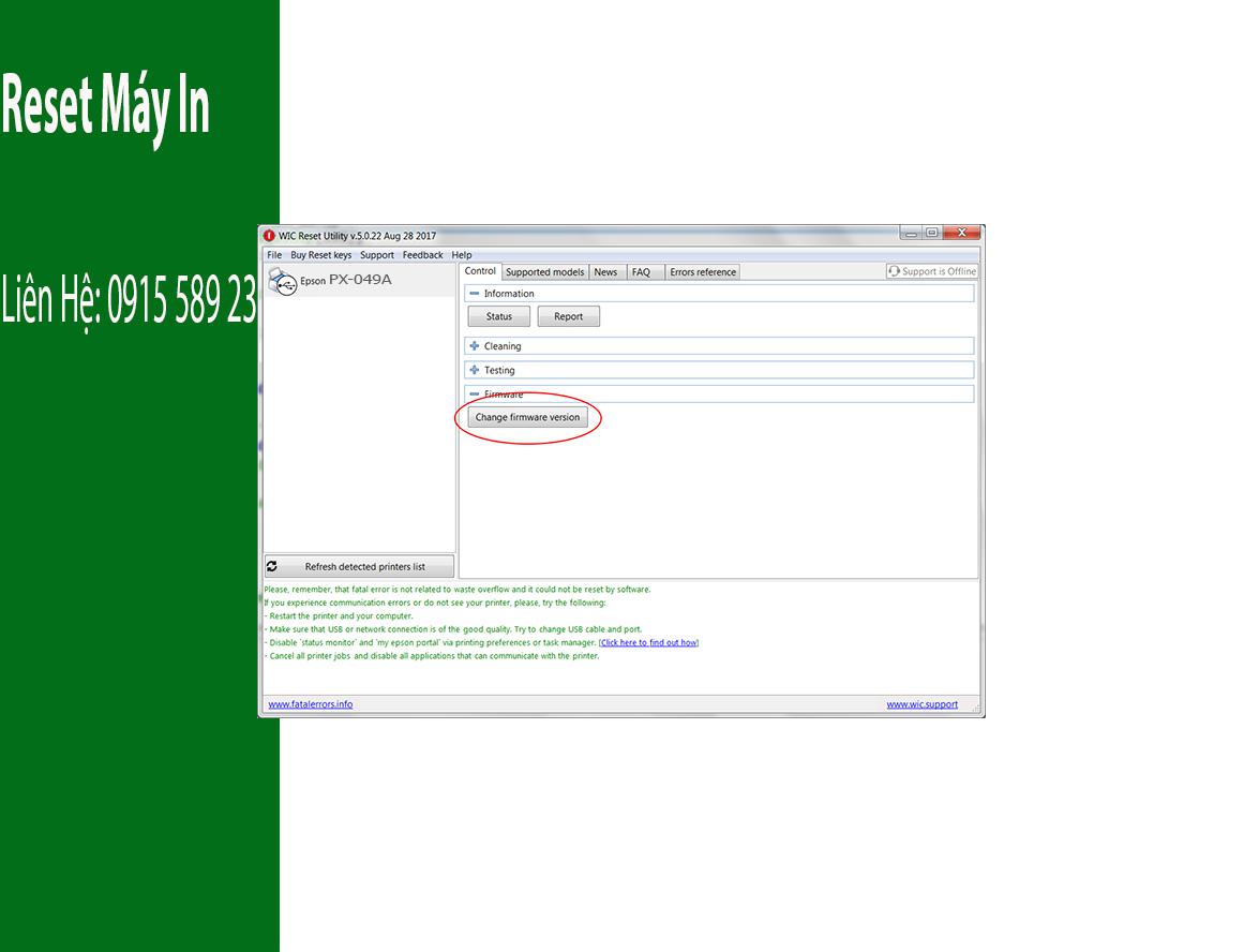 Key Firmware May In Epson PX-049A Step 2